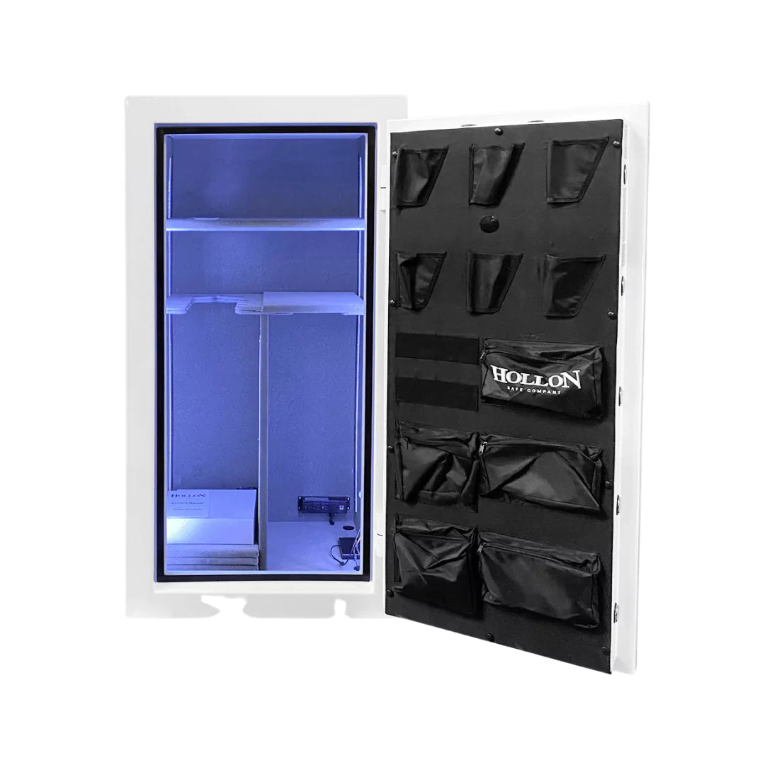 Hollon RG-22E WHITE Republic Gun Safe with the door closed