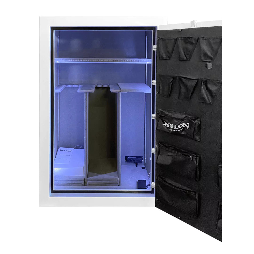 Hollon RG-39E WHITE Republic Gun Safe with the door closed