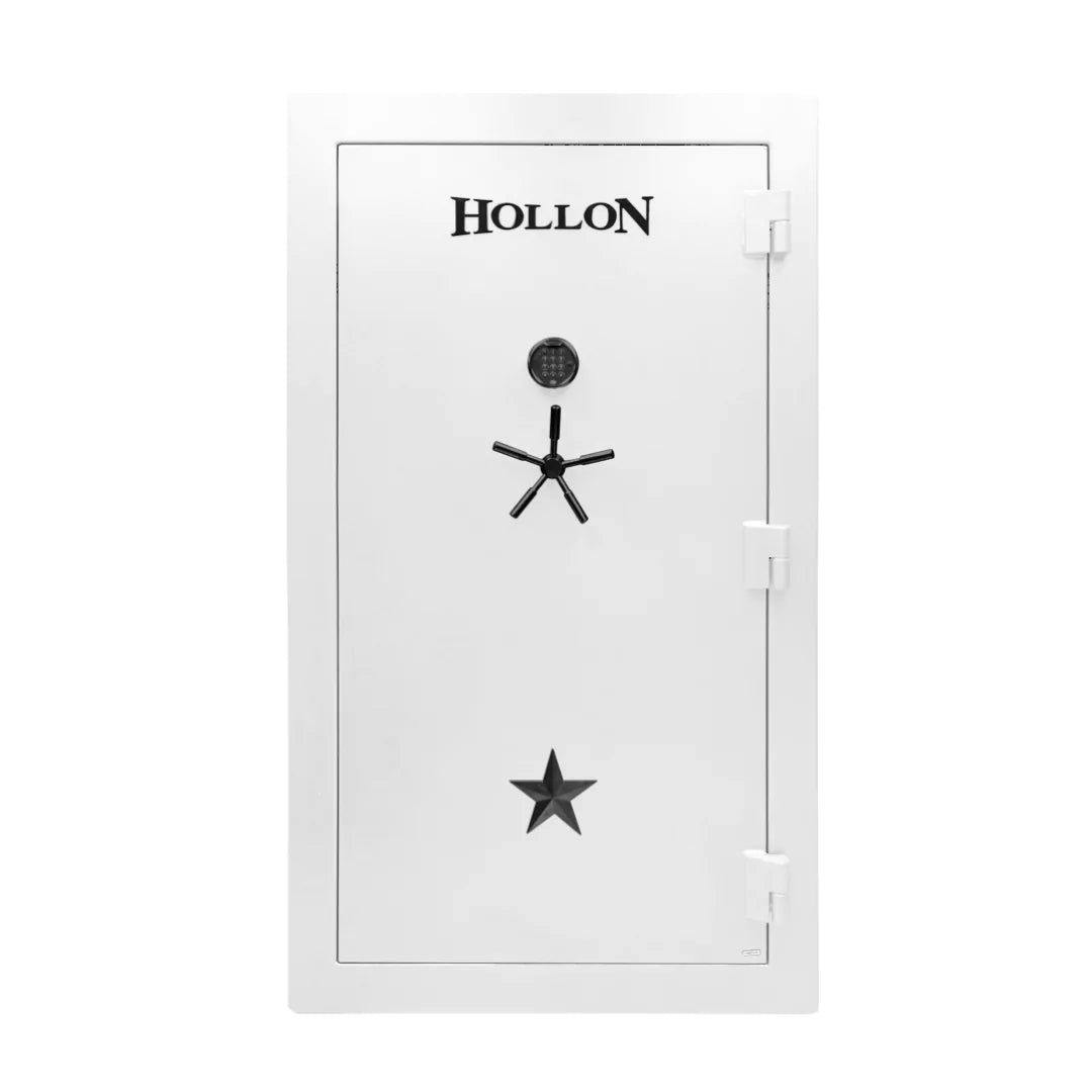 Hollon RG-42E WHITE Republic Gun Safe with the door closed