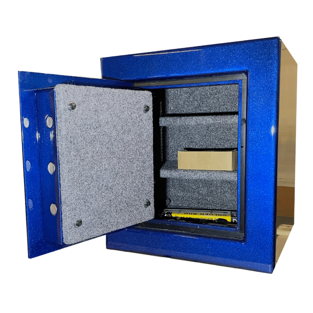 Sun Welding H-24 Heirloom Fireproof Home Safe with the door closed