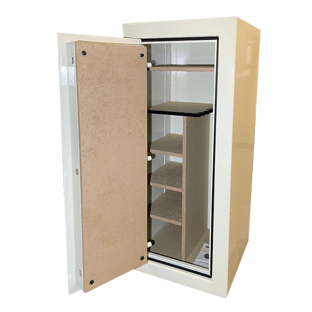 Sun Welding H-54 Heirloom Gun Home Safe with the door closed