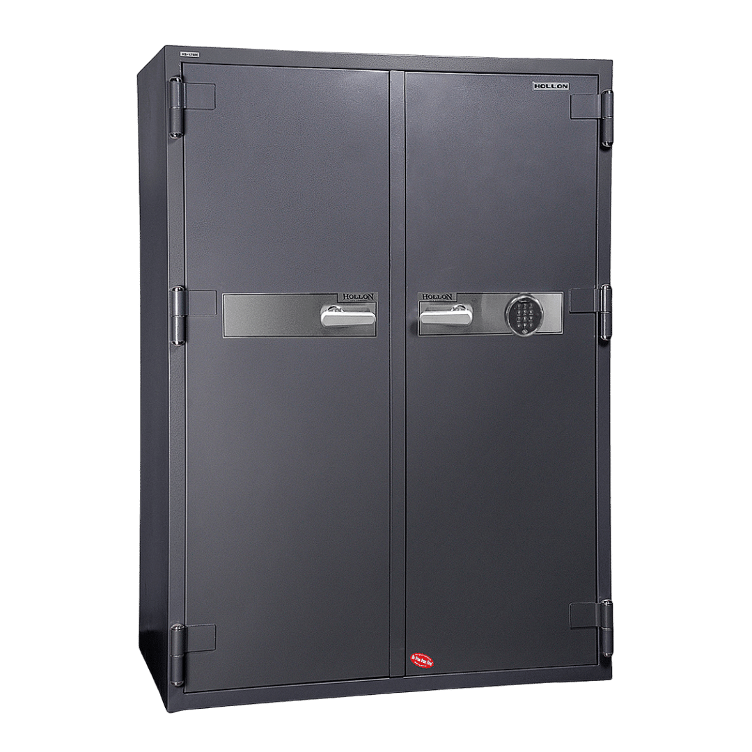 Hollon HS-1750E 2-Hour Fireproof Office Safe with the door closed