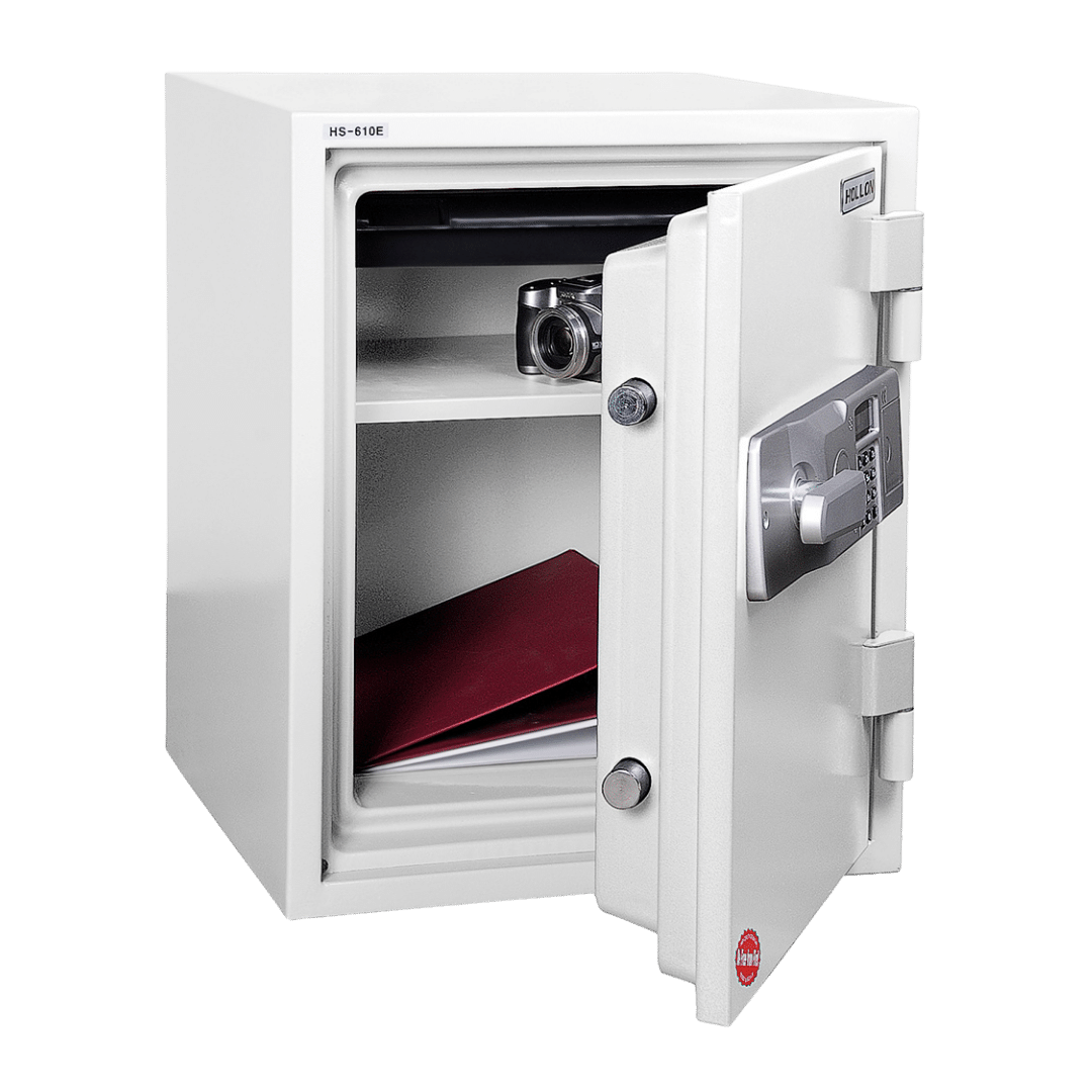 Hollon HS-610D 2-Hour Fireproof Home Safe with the door open