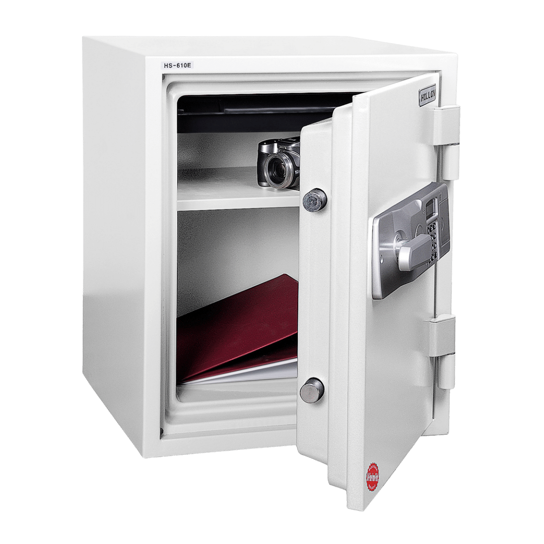 Hollon HS-610D 2-Hour Fireproof Home Safe with the door closed